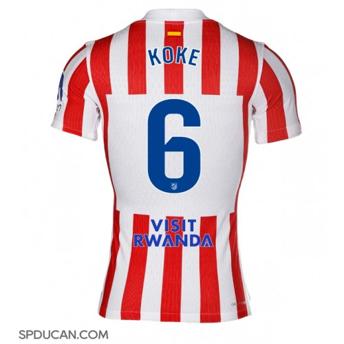 Muški Nogometni Dres Atletico Madrid Koke #6 Domaci 2025-26 Kratak Rukav